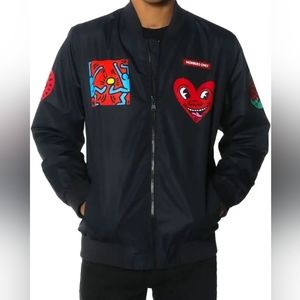 Members Only x Keith Haring windbreaker jacket